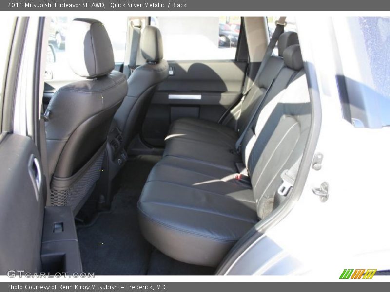Quick Silver Metallic / Black 2011 Mitsubishi Endeavor SE AWD