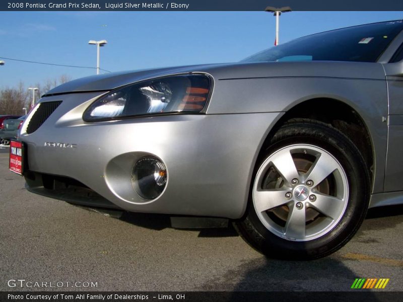 Liquid Silver Metallic / Ebony 2008 Pontiac Grand Prix Sedan