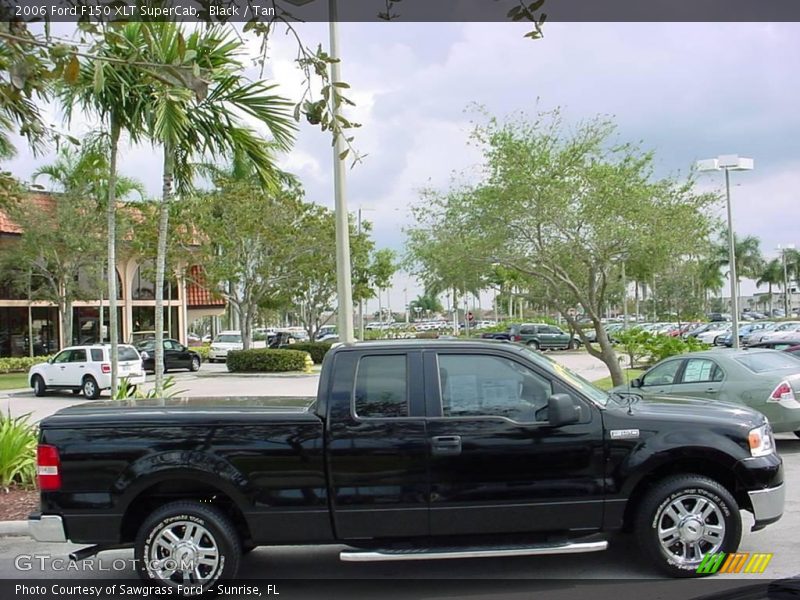 Black / Tan 2006 Ford F150 XLT SuperCab