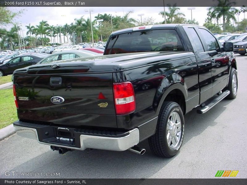 Black / Tan 2006 Ford F150 XLT SuperCab