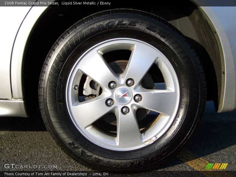 Liquid Silver Metallic / Ebony 2008 Pontiac Grand Prix Sedan