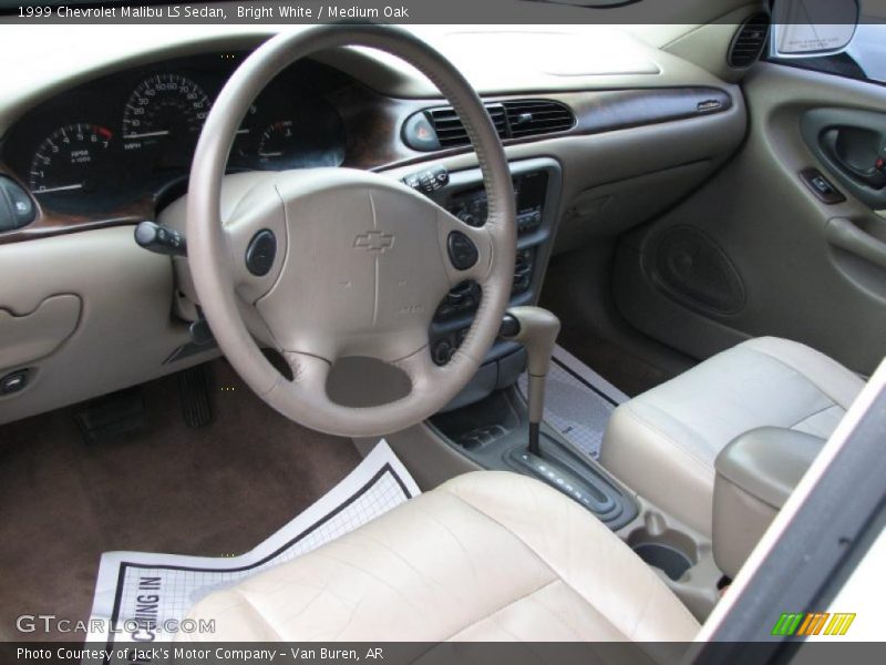 Medium Oak Interior - 1999 Malibu LS Sedan 