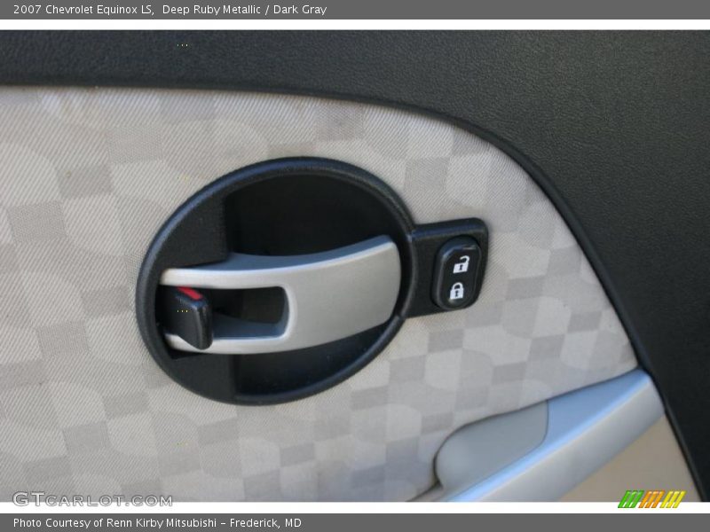 Deep Ruby Metallic / Dark Gray 2007 Chevrolet Equinox LS