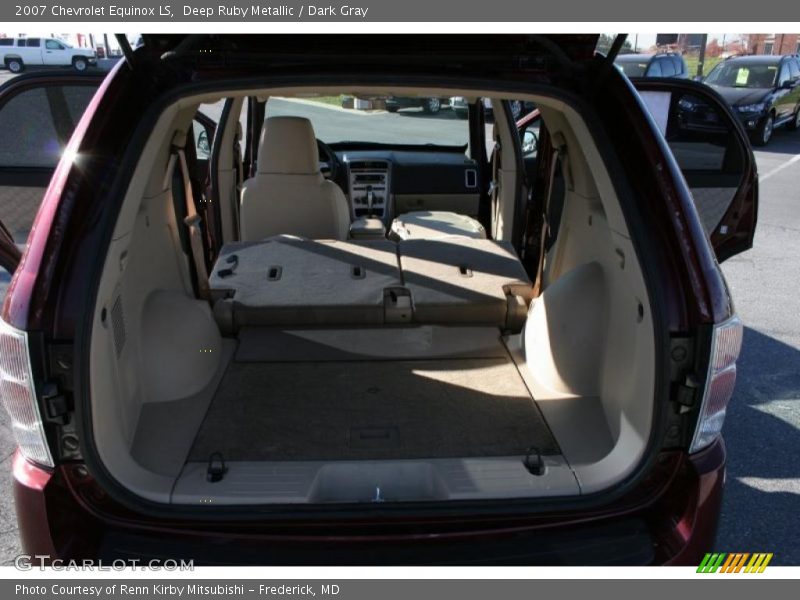 Deep Ruby Metallic / Dark Gray 2007 Chevrolet Equinox LS