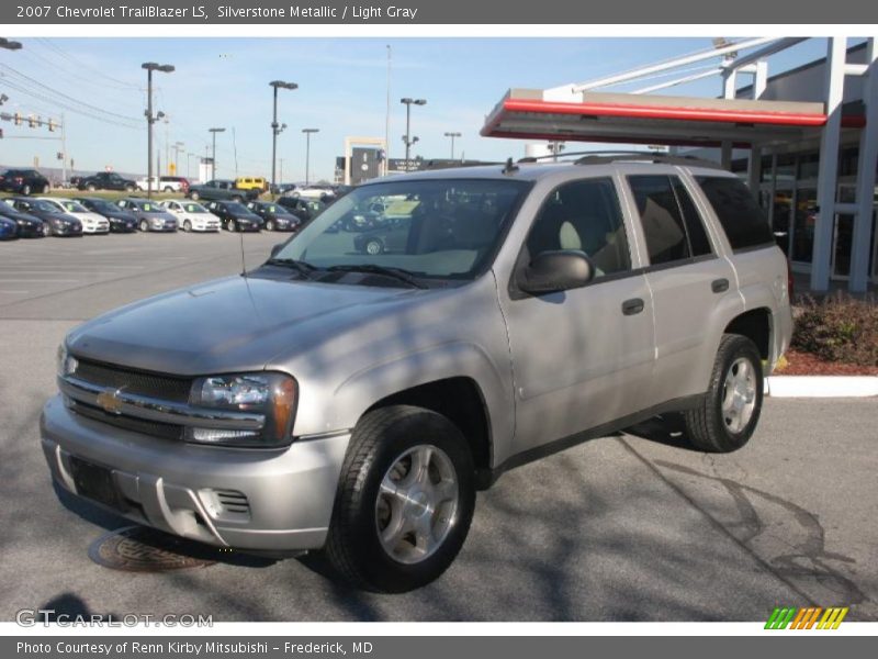Silverstone Metallic / Light Gray 2007 Chevrolet TrailBlazer LS