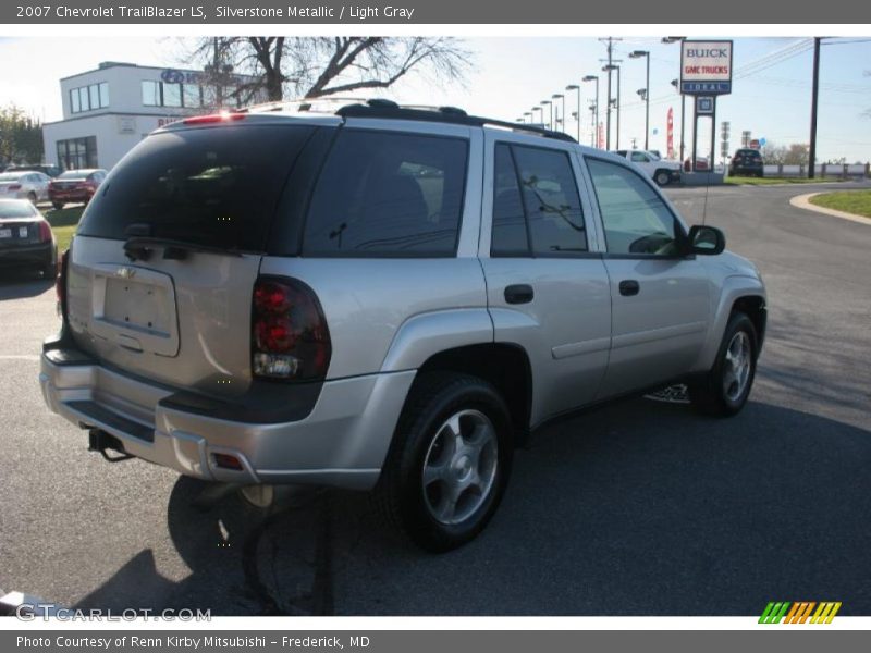 Silverstone Metallic / Light Gray 2007 Chevrolet TrailBlazer LS