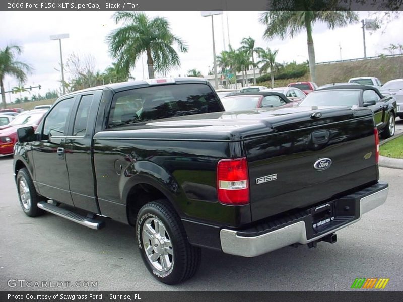 Black / Tan 2006 Ford F150 XLT SuperCab