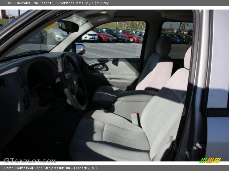 Silverstone Metallic / Light Gray 2007 Chevrolet TrailBlazer LS