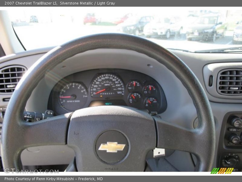 Silverstone Metallic / Light Gray 2007 Chevrolet TrailBlazer LS