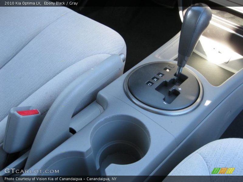 Ebony Black / Gray 2010 Kia Optima LX