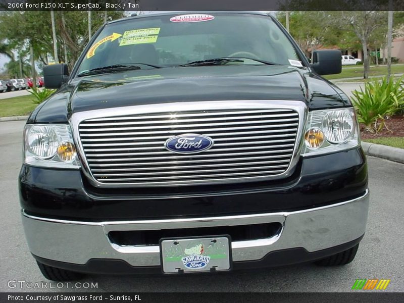 Black / Tan 2006 Ford F150 XLT SuperCab