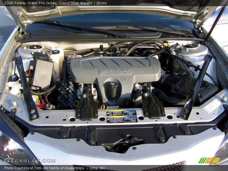 Liquid Silver Metallic / Ebony 2008 Pontiac Grand Prix Sedan