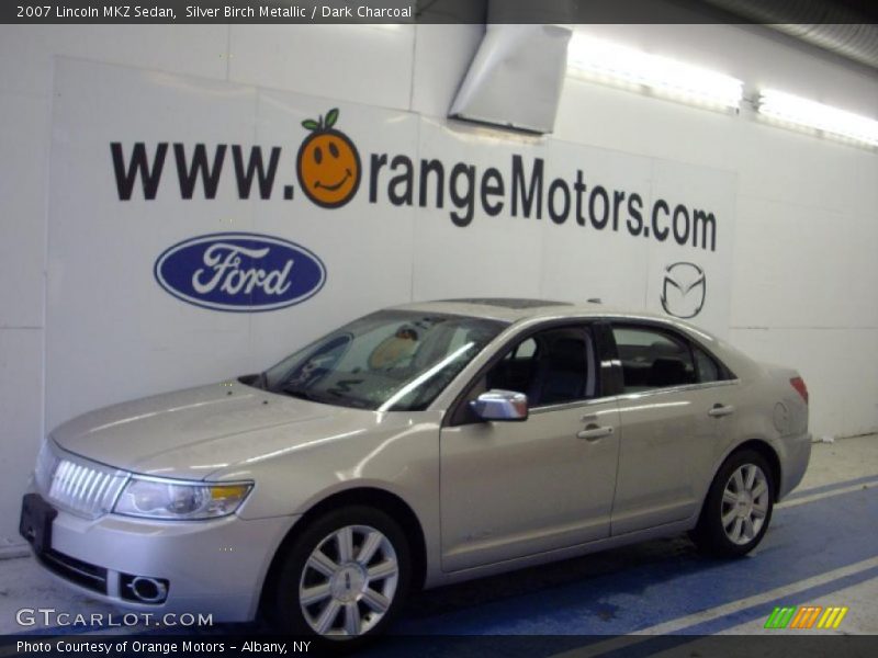 Silver Birch Metallic / Dark Charcoal 2007 Lincoln MKZ Sedan