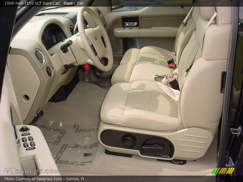 Black / Tan 2006 Ford F150 XLT SuperCab