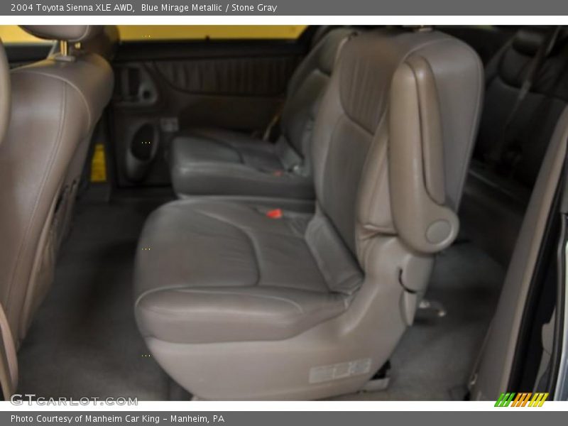 Blue Mirage Metallic / Stone Gray 2004 Toyota Sienna XLE AWD
