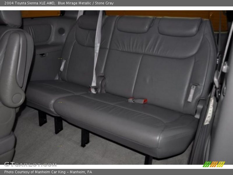 Blue Mirage Metallic / Stone Gray 2004 Toyota Sienna XLE AWD