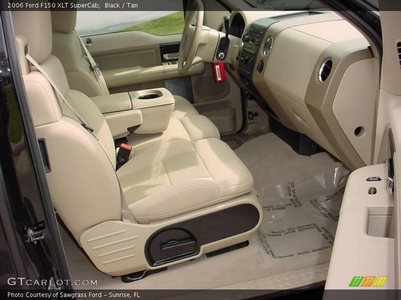 Black / Tan 2006 Ford F150 XLT SuperCab