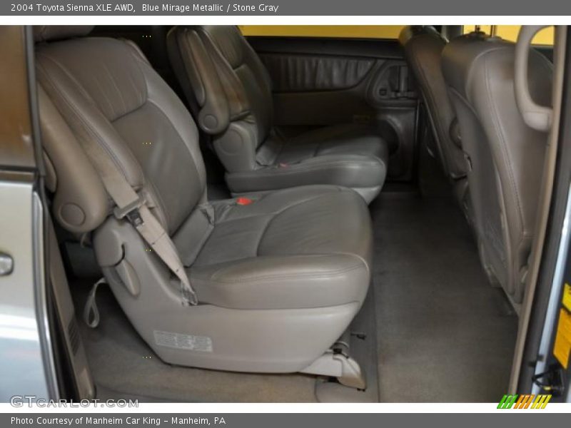 Blue Mirage Metallic / Stone Gray 2004 Toyota Sienna XLE AWD