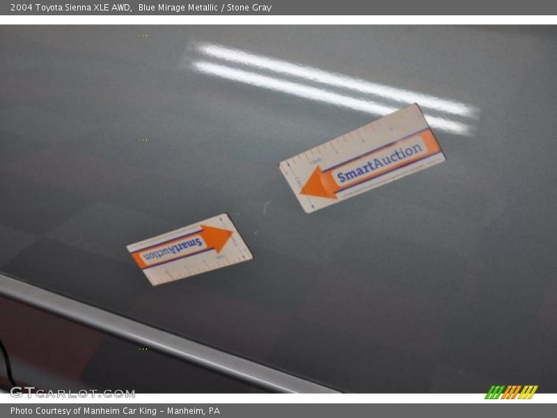 Blue Mirage Metallic / Stone Gray 2004 Toyota Sienna XLE AWD
