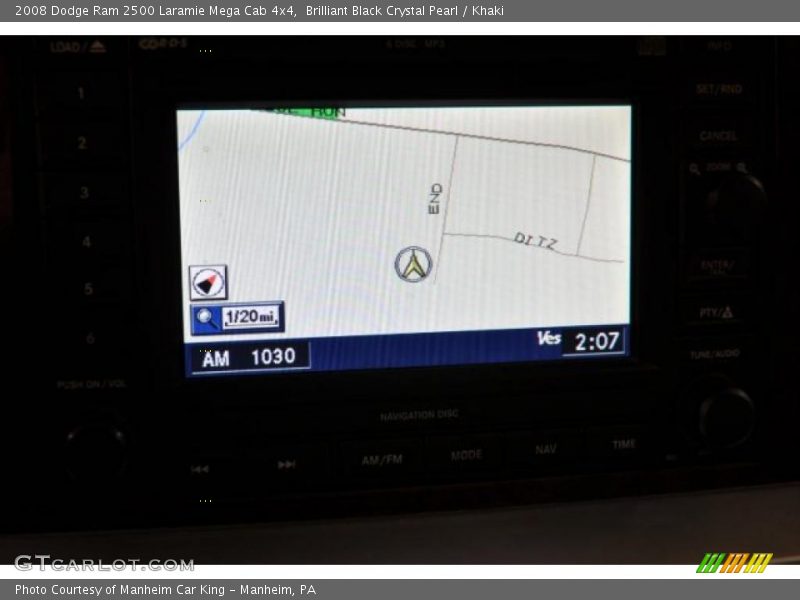 Navigation of 2008 Ram 2500 Laramie Mega Cab 4x4