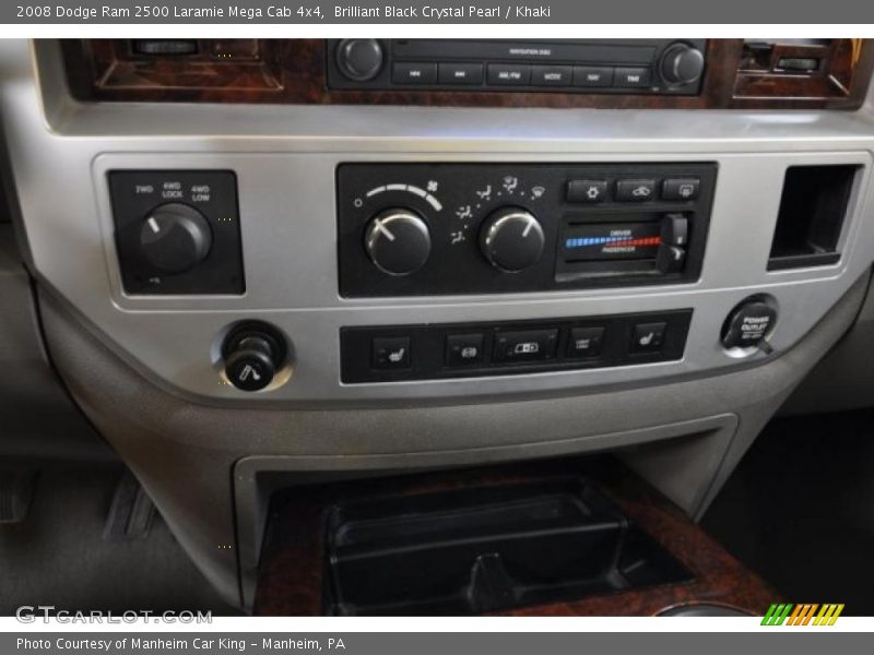 Controls of 2008 Ram 2500 Laramie Mega Cab 4x4