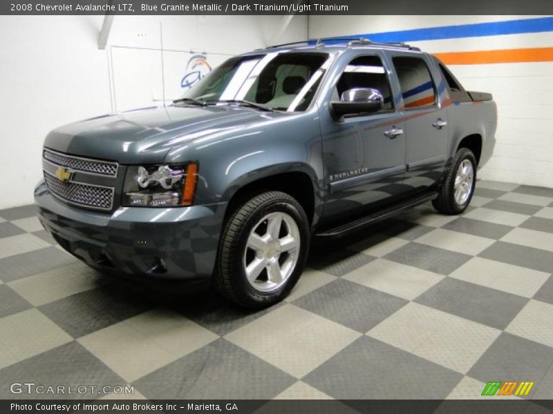 Blue Granite Metallic / Dark Titanium/Light Titanium 2008 Chevrolet Avalanche LTZ