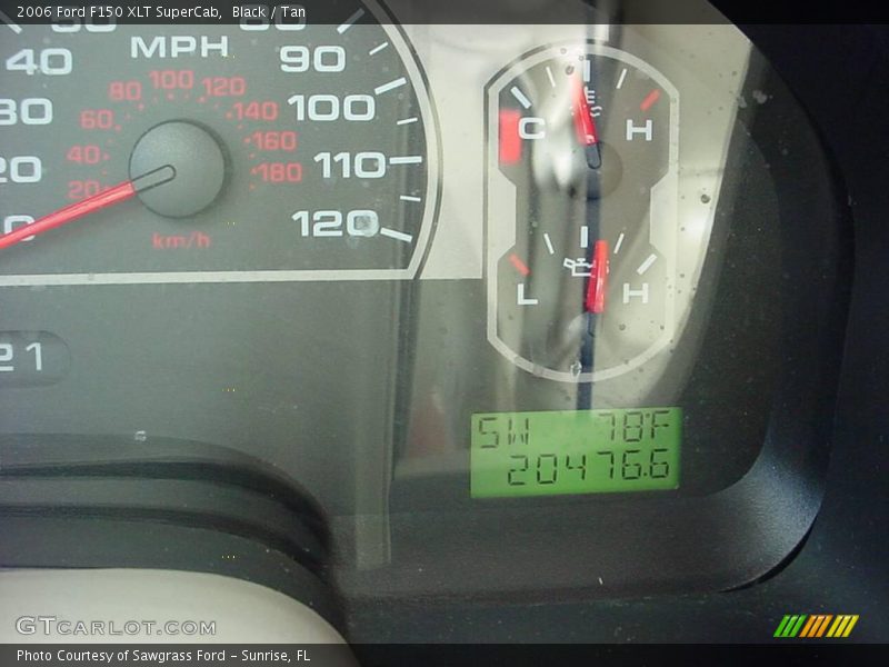 Black / Tan 2006 Ford F150 XLT SuperCab