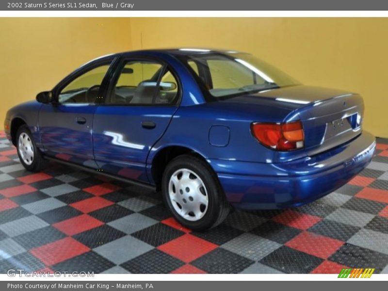 Blue / Gray 2002 Saturn S Series SL1 Sedan