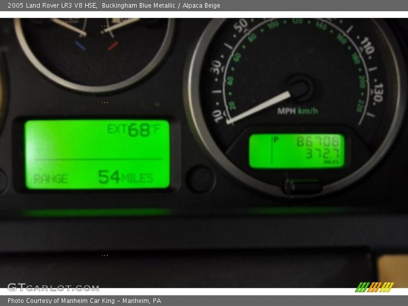 Buckingham Blue Metallic / Alpaca Beige 2005 Land Rover LR3 V8 HSE