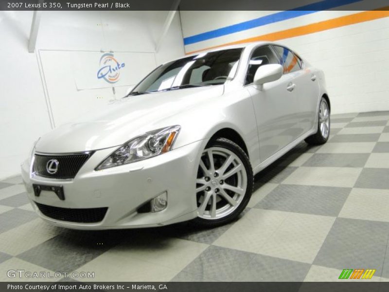 Tungsten Pearl / Black 2007 Lexus IS 350