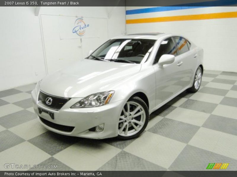 Tungsten Pearl / Black 2007 Lexus IS 350