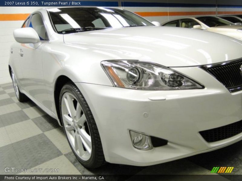 Tungsten Pearl / Black 2007 Lexus IS 350