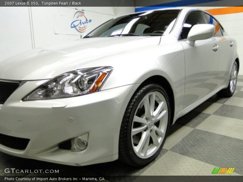 Tungsten Pearl / Black 2007 Lexus IS 350