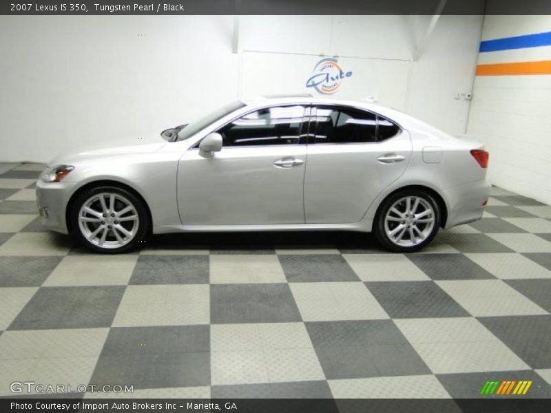 Tungsten Pearl / Black 2007 Lexus IS 350