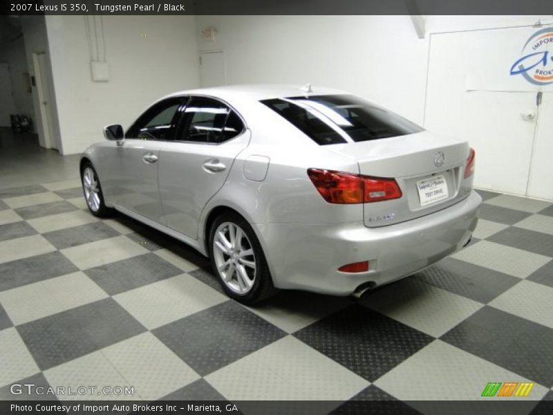 Tungsten Pearl / Black 2007 Lexus IS 350