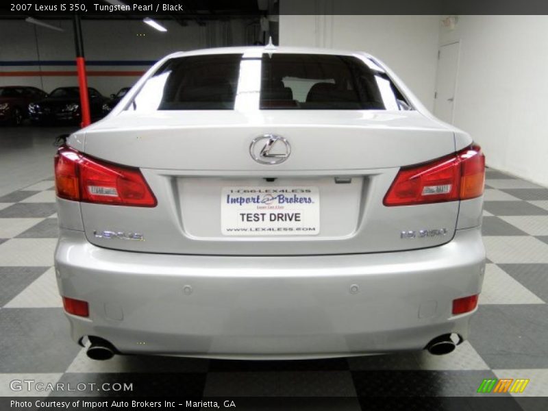 Tungsten Pearl / Black 2007 Lexus IS 350