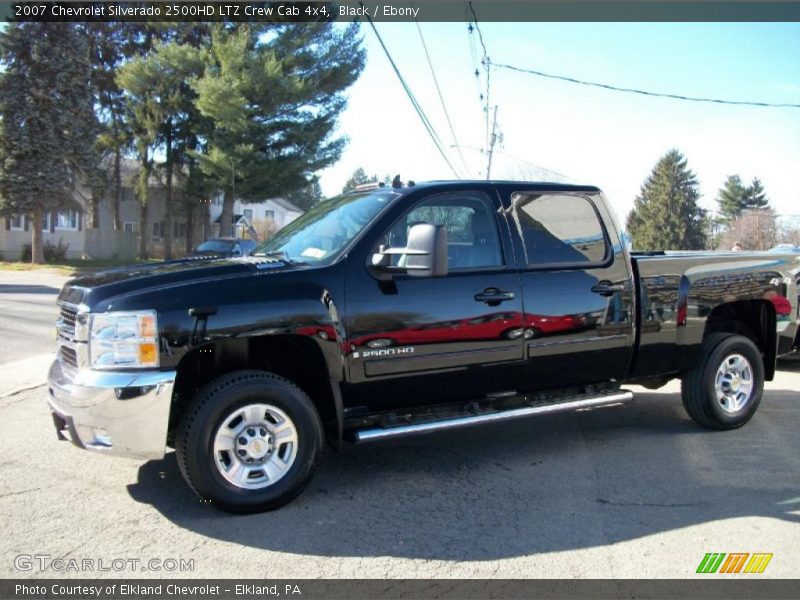 Black / Ebony 2007 Chevrolet Silverado 2500HD LTZ Crew Cab 4x4