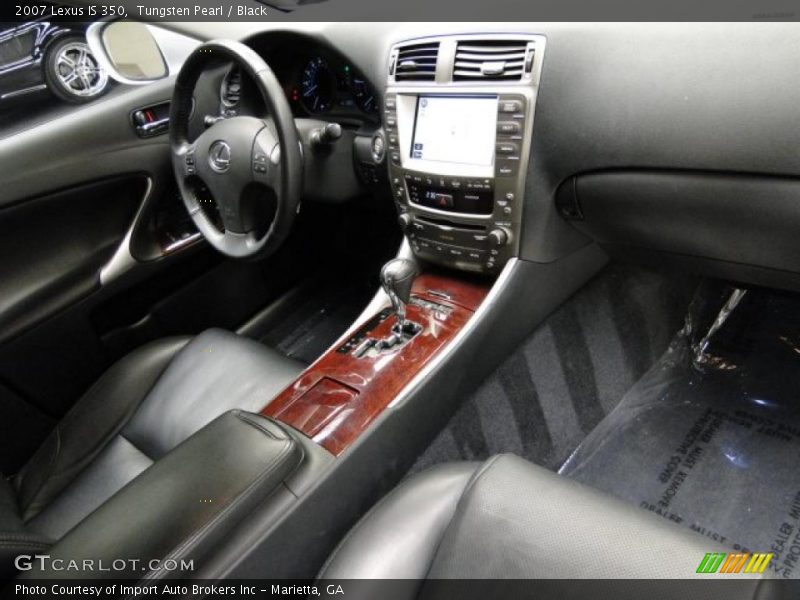Tungsten Pearl / Black 2007 Lexus IS 350