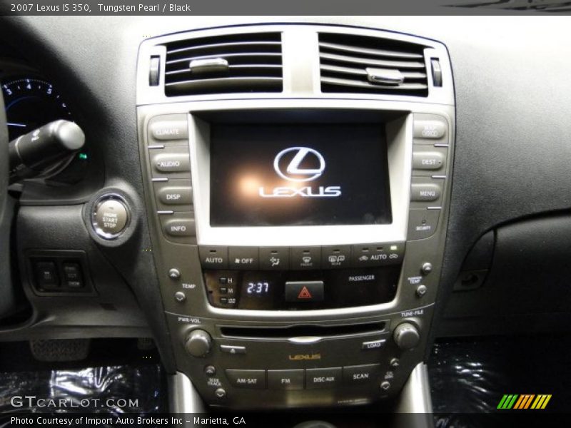 Tungsten Pearl / Black 2007 Lexus IS 350