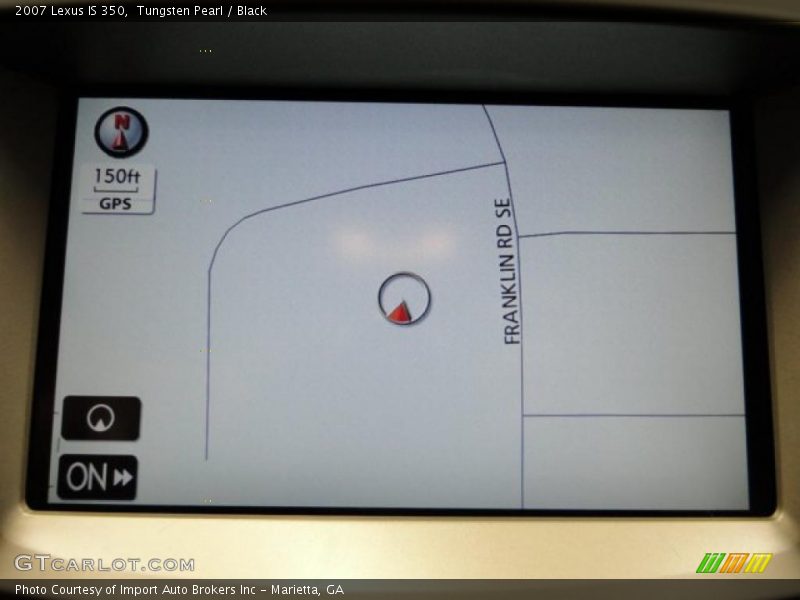 Tungsten Pearl / Black 2007 Lexus IS 350