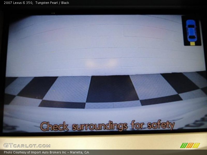 Tungsten Pearl / Black 2007 Lexus IS 350