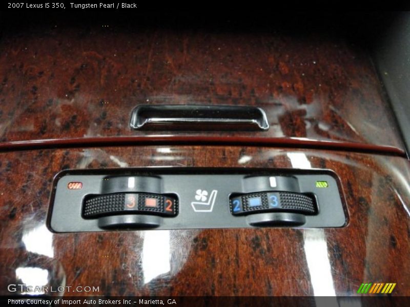 Tungsten Pearl / Black 2007 Lexus IS 350