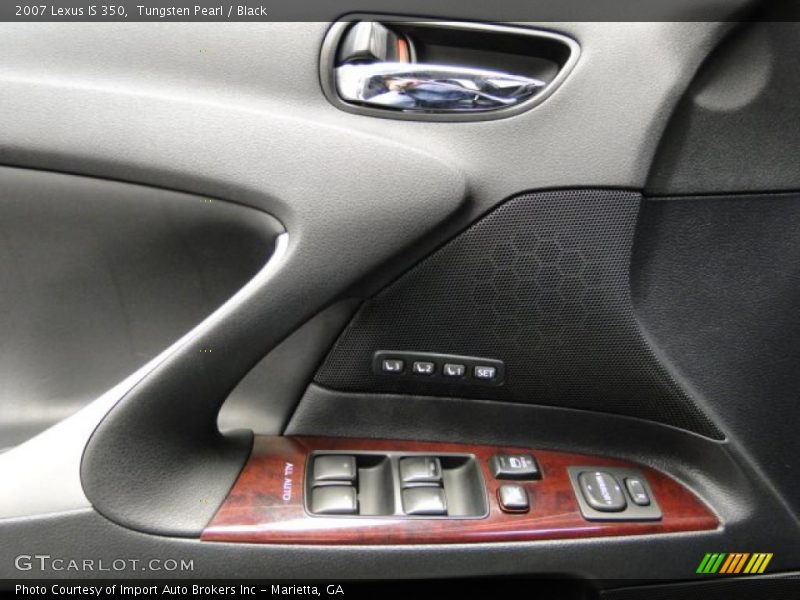 Tungsten Pearl / Black 2007 Lexus IS 350