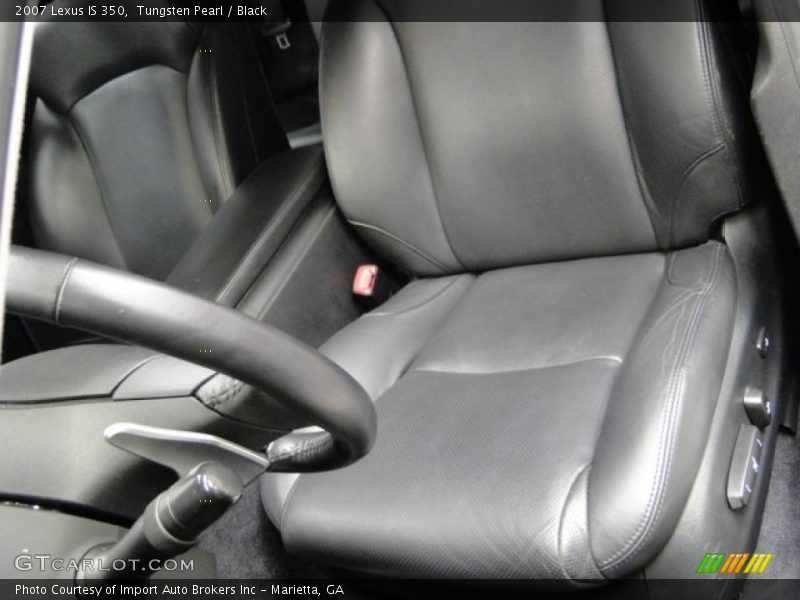 Tungsten Pearl / Black 2007 Lexus IS 350
