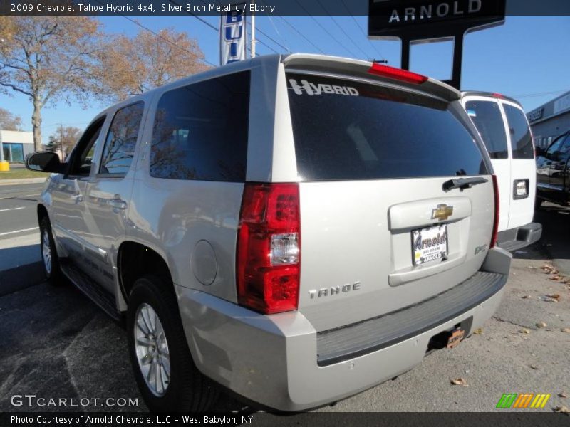 Silver Birch Metallic / Ebony 2009 Chevrolet Tahoe Hybrid 4x4