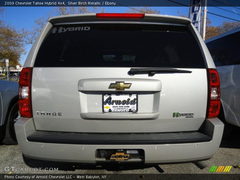 Silver Birch Metallic / Ebony 2009 Chevrolet Tahoe Hybrid 4x4