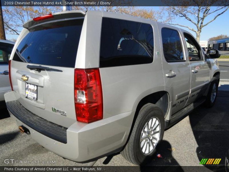 Silver Birch Metallic / Ebony 2009 Chevrolet Tahoe Hybrid 4x4