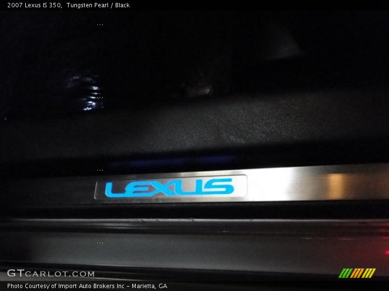 Tungsten Pearl / Black 2007 Lexus IS 350