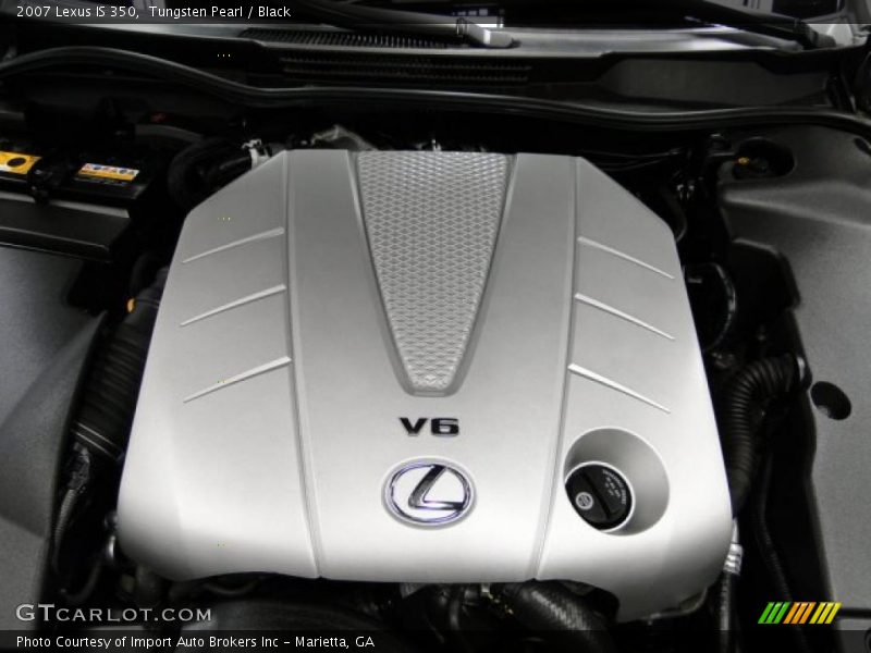 Tungsten Pearl / Black 2007 Lexus IS 350