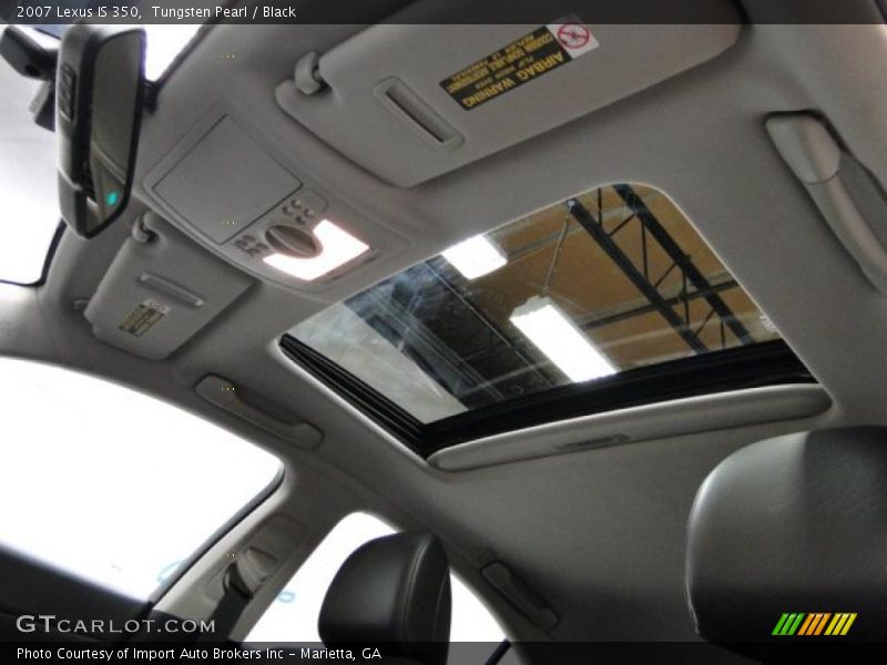 Tungsten Pearl / Black 2007 Lexus IS 350